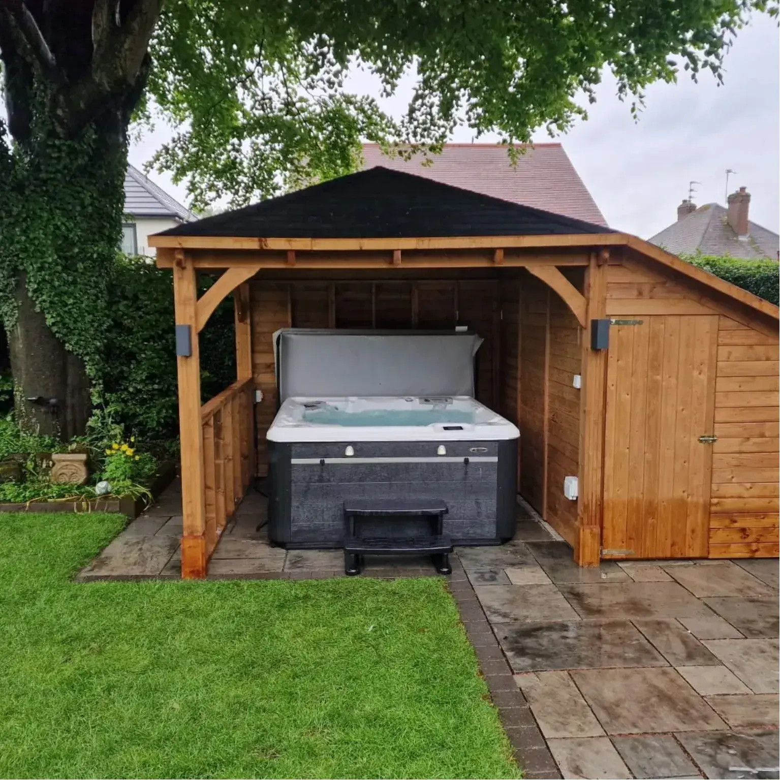 hot tub enclosure