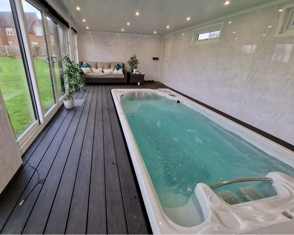 Hydropool-swim-spa-enclosure-hydrotherapy-indoor